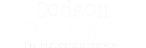 Dodson Designs logo in white.